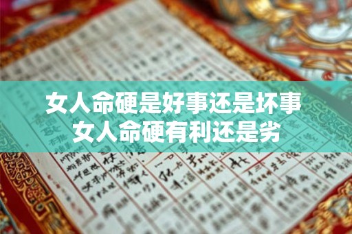 女人命硬是好事还是坏事 女人命硬有利还是劣