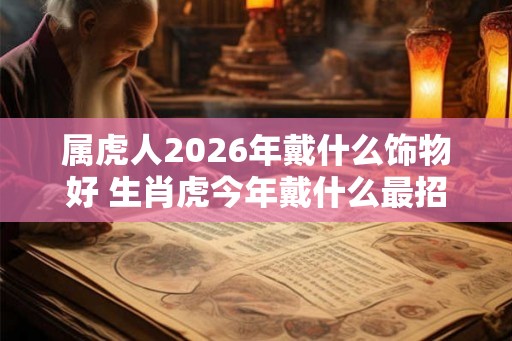 属虎人2026年戴什么饰物好 生肖虎今年戴什么最招财 属虎人2026年戴什么饰物好 生肖虎今年戴什么最招财