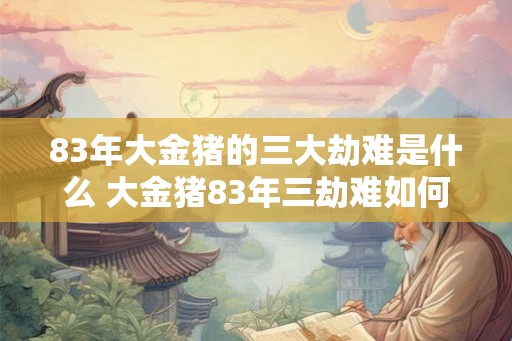 83年大金猪的三大劫难是什么 大金猪83年三劫难如何