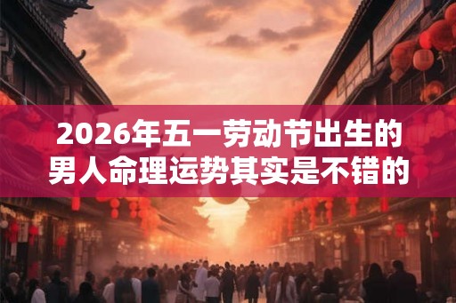 2026年五一劳动节出生的男人命理运势其实是不错的