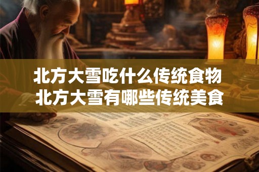 北方大雪吃什么传统食物 北方大雪有哪些传统美食