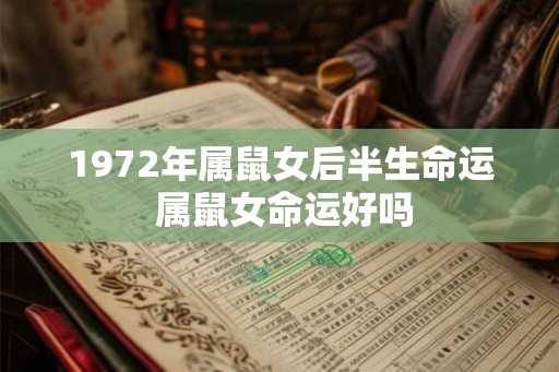 1972年属鼠女后半生命运 属鼠女命运好吗 1972年属鼠女后半生命运 属鼠女命运好吗