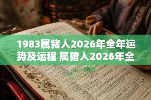 1983属猪人2026年全年运势及运程 属猪人2026年全年运势如何