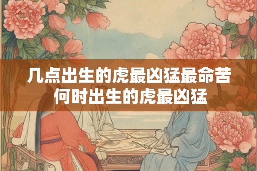 几点出生的虎最凶猛最命苦 何时出生的虎最凶猛 几点出生的虎最凶猛最命苦 何时出生的虎最凶猛