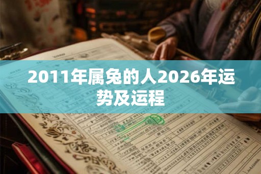 2011年属兔的人2026年运势及运程