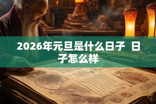 2026年元旦是什么日子  日子怎么样