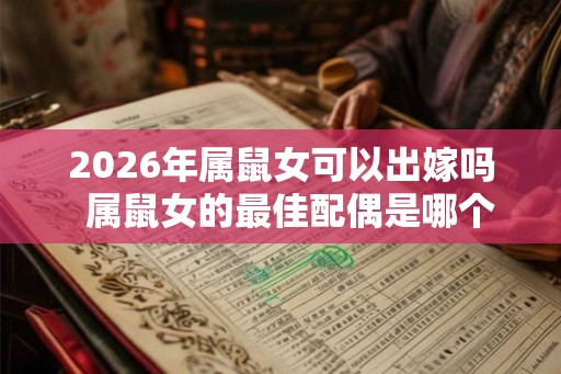 2026年属鼠女可以出嫁吗  属鼠女的最佳配偶是哪个生肖