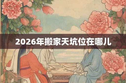 2026年搬家天坑位在哪儿 2026年搬家天坑位在哪儿