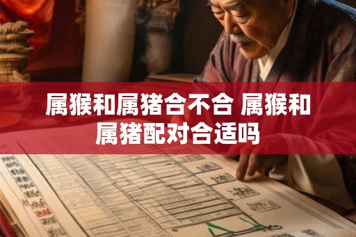 属猴和属猪合不合 属猴和属猪配对合适吗 属猴和属猪合不合 属猴和属猪配对合适吗