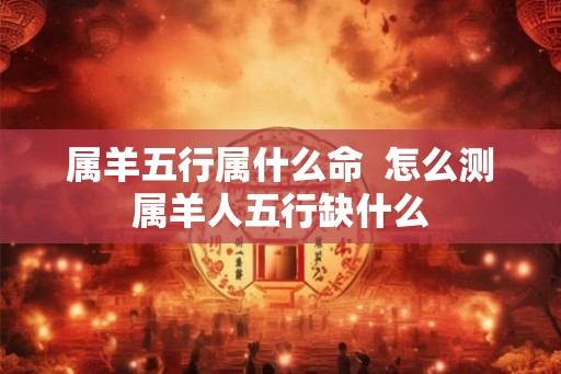 属羊五行属什么命  怎么测属羊人五行缺什么