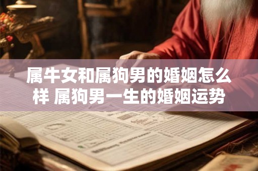 属牛女和属狗男的婚姻怎么样 属狗男一生的婚姻运势