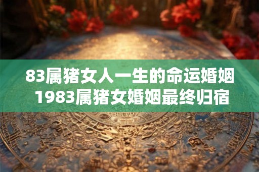83属猪女人一生的命运婚姻 1983属猪女婚姻最终归宿
