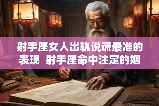 射手座女人出轨说谎最准的表现  射手座命中注定的姻缘