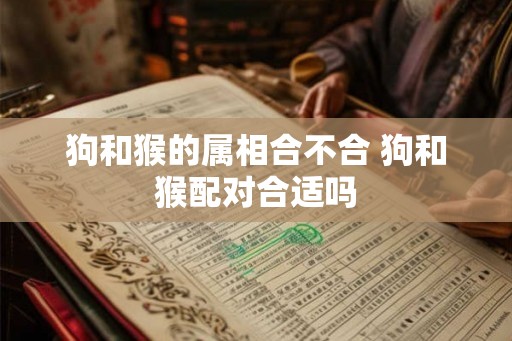 狗和猴的属相合不合 狗和猴配对合适吗