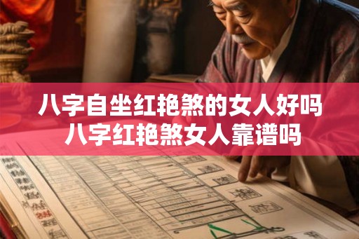 八字自坐红艳煞的女人好吗 八字红艳煞女人靠谱吗