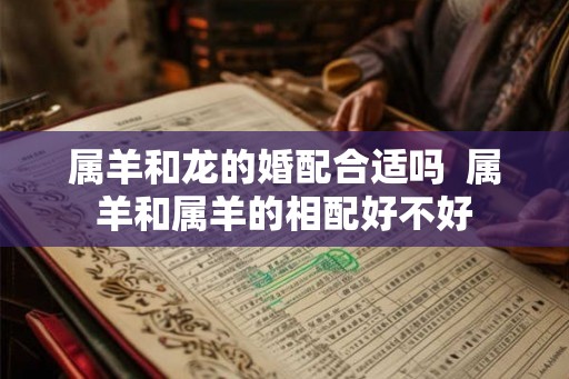 属羊和龙的婚配合适吗 属羊和属羊的相配好不好 属羊和龙的婚配合适吗 属羊和属羊的相配好不好