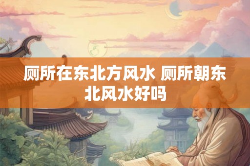 厕所在东北方风水 厕所朝东北风水好吗