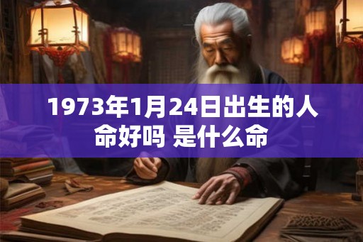 1973年1月24日出生的人命好吗 是什么命 1973年1月24日出生的人命好吗 是什么命