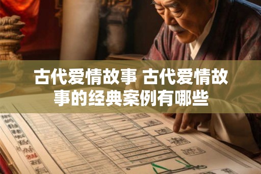古代爱情故事 古代爱情故事的经典案例有哪些