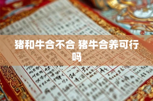 猪和牛合不合 猪牛合养可行吗