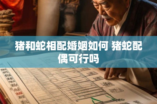 猪和蛇相配婚姻如何 猪蛇配偶可行吗