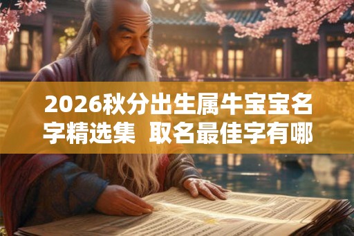 2026秋分出生属牛宝宝名字精选集 取名最佳字有哪些 2026秋分出生属牛宝宝名字精选集 取名最佳字有哪些