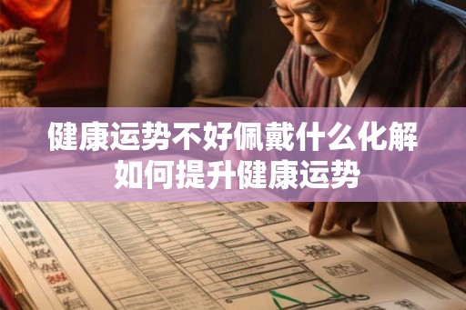 健康运势不好佩戴什么化解 如何提升健康运势 健康运势不好佩戴什么化解 如何提升健康运势