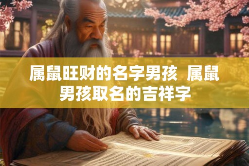 属鼠旺财的名字男孩 属鼠男孩取名的吉祥字 属鼠旺财的名字男孩 属鼠男孩取名的吉祥字
