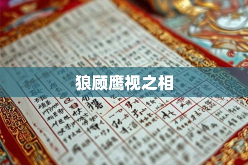狼顾鹰视之相 狼顾鹰视之相