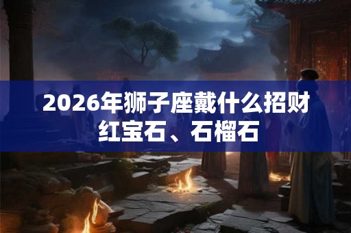 2026年狮子座戴什么招财 红宝石、石榴石
