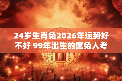 24岁生肖兔2026年运势好不好 99年出生的属兔人考研运势