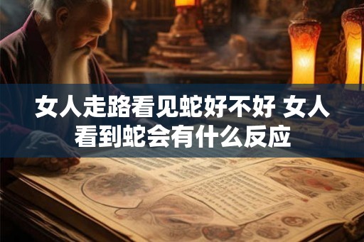 女人走路看见蛇好不好 女人看到蛇会有什么反应