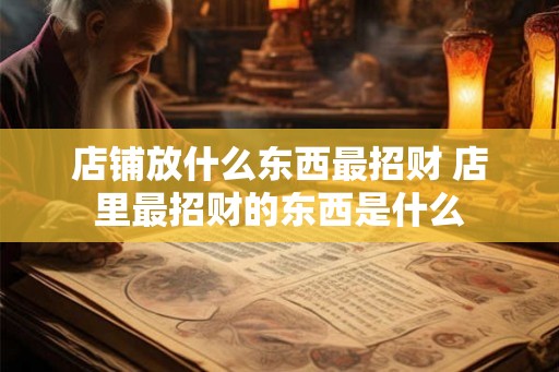店铺放什么东西最招财 店里最招财的东西是什么