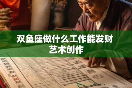 双鱼座做什么工作能发财 艺术创作