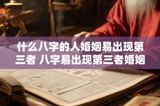 什么八字的人婚姻易出现第三者 八字易出现第三者婚姻 什么八字的人婚姻易出现第三者 八字易出现第三者婚姻