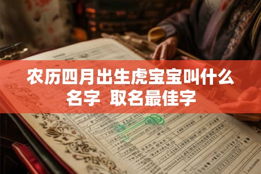 农历四月出生虎宝宝叫什么名字  取名最佳字