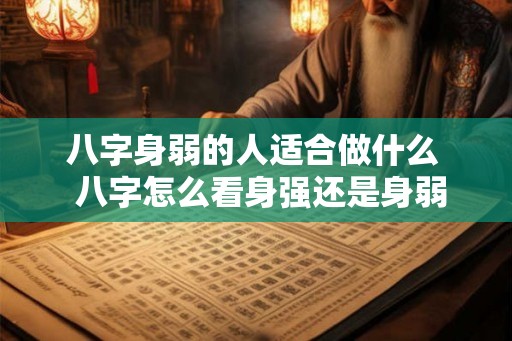 八字身弱的人适合做什么  八字怎么看身强还是身弱