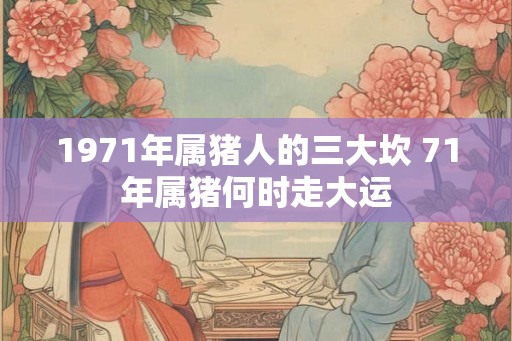 1971年属猪人的三大坎 71年属猪何时走大运 1971年属猪人的三大坎 71年属猪何时走大运