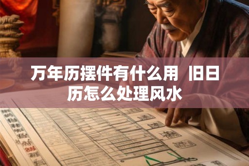 万年历摆件有什么用 旧日历怎么处理风水 万年历摆件有什么用 旧日历怎么处理风水