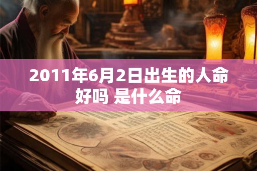 2011年6月2日出生的人命好吗 是什么命