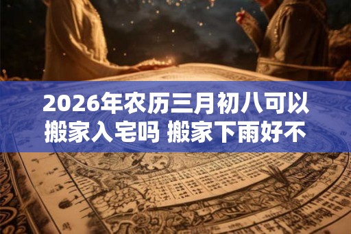 2026年农历三月初八可以搬家入宅吗 搬家下雨好不好