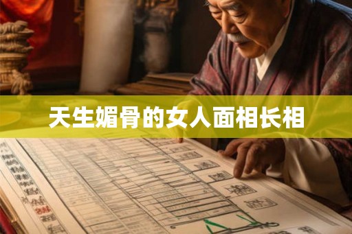 天生媚骨的女人面相长相