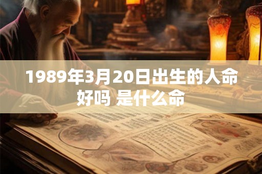 1989年3月20日出生的人命好吗 是什么命