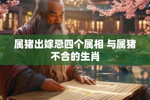 属猪出嫁忌四个属相 与属猪不合的生肖 属猪出嫁忌四个属相 与属猪不合的生肖