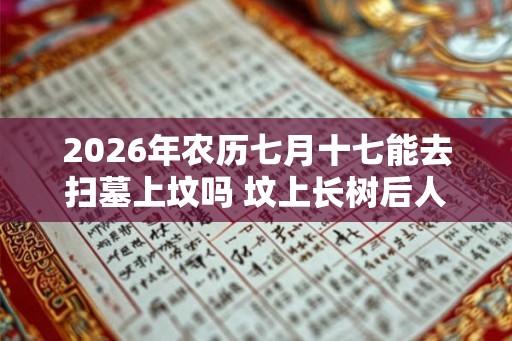 2026年农历七月十七能去扫墓上坟吗 坟上长树后人当官是真的吗