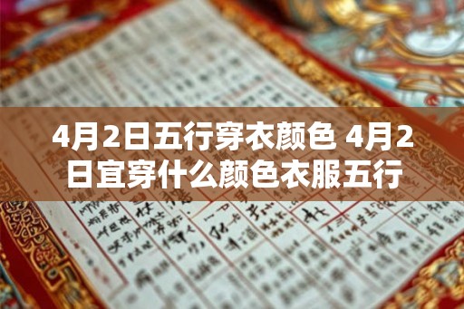 4月2日五行穿衣颜色 4月2日宜穿什么颜色衣服五行