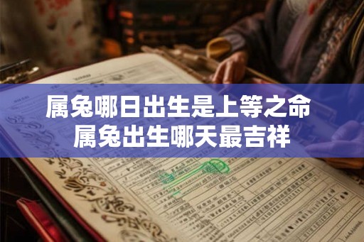 属兔哪日出生是上等之命 属兔出生哪天最吉祥