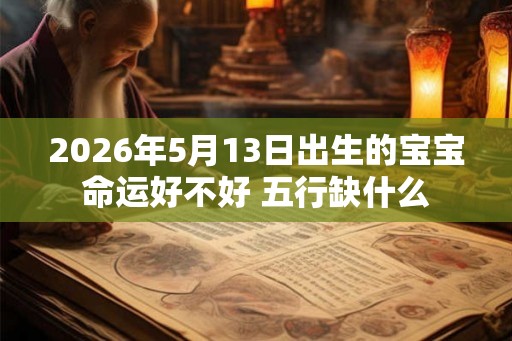 2026年5月13日出生的宝宝命运好不好 五行缺什么