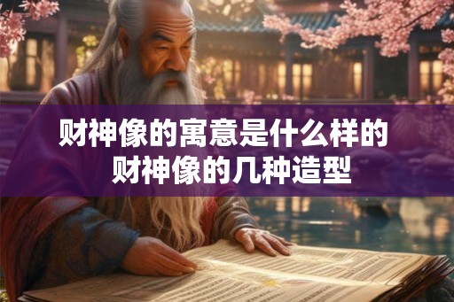 财神像的寓意是什么样的 财神像的几种造型 财神像的寓意是什么样的 财神像的几种造型