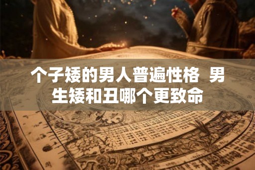 个子矮的男人普遍性格  男生矮和丑哪个更致命